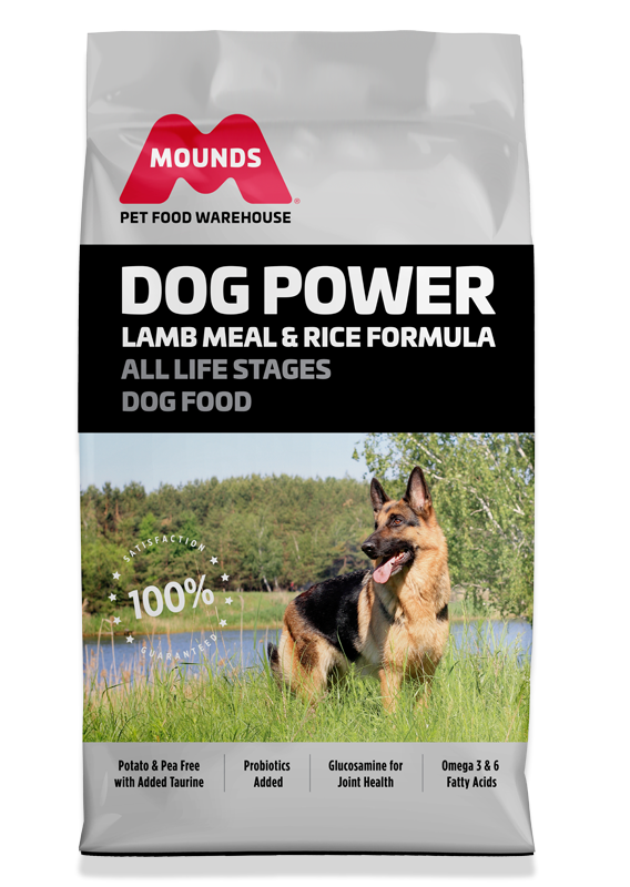 mounds dog power lamb meal and rice formula
