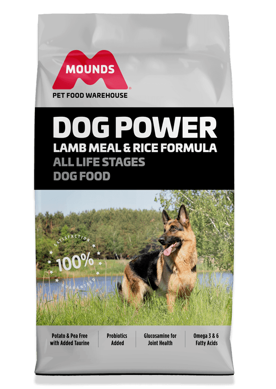 mounds dog power lamb meal and rice formula